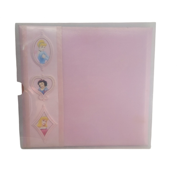 EK Success Pink Disney Princess 12" x 12" Scrapbook Album Read Below - Picture 1 of 12